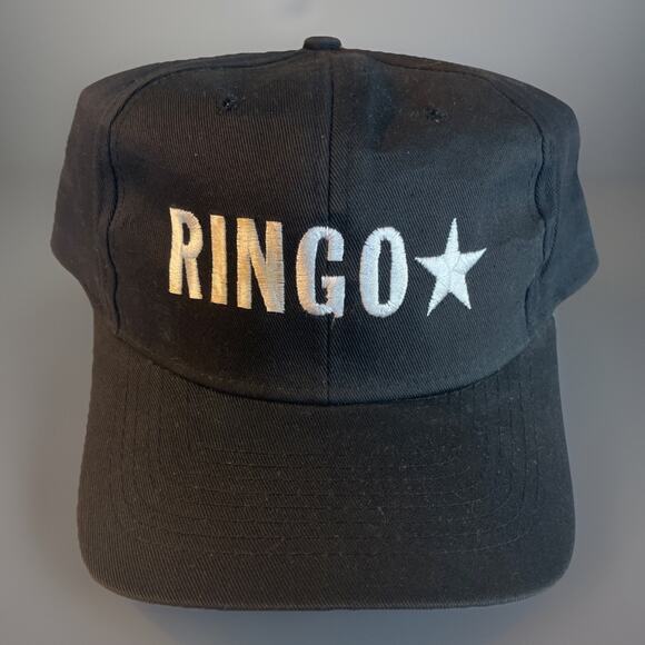 Ringo Star Embroidered Black Graphic Baseball Hat Cap One Size - Picture 1 of 6